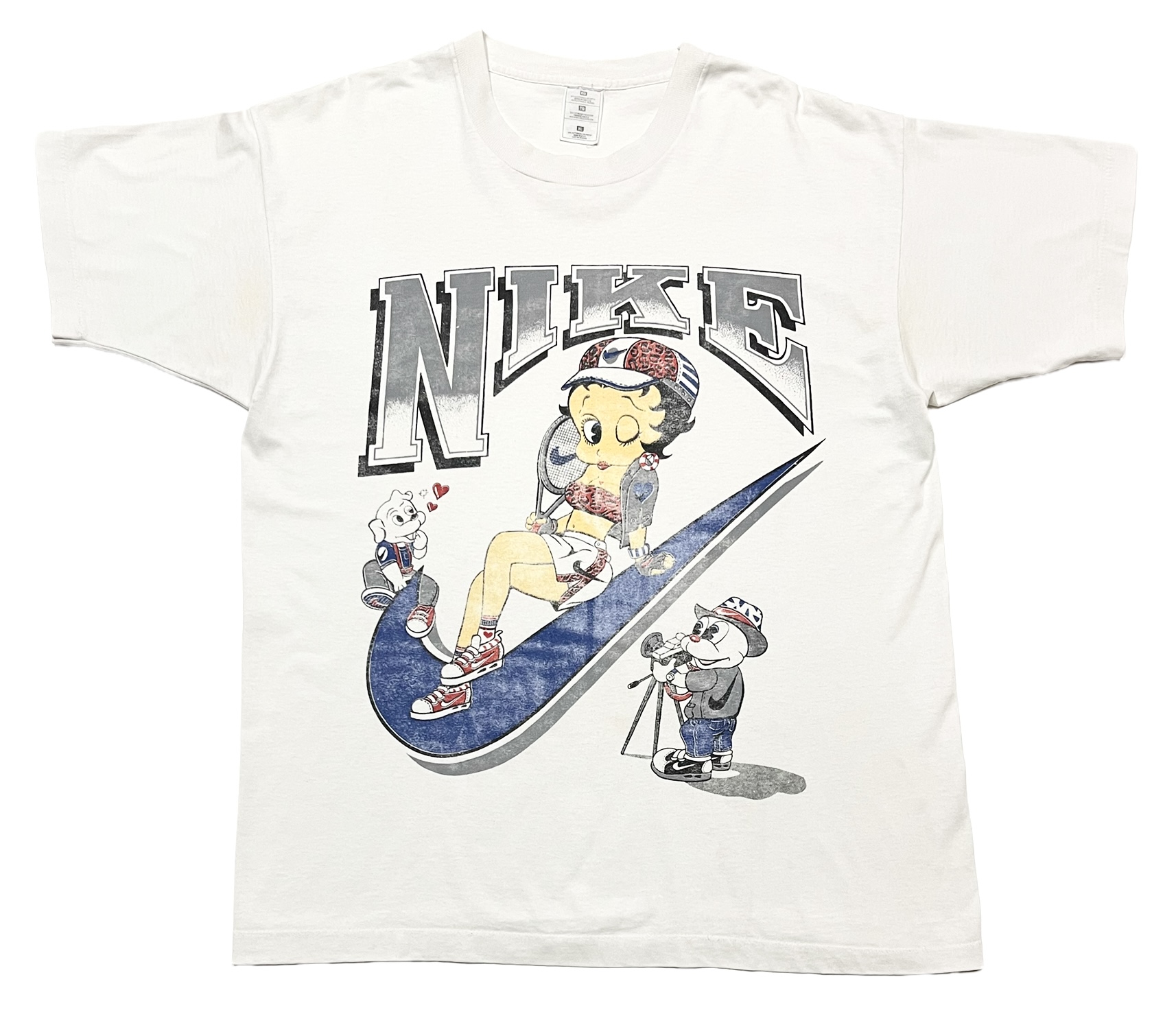 Nike bootleg Betty Boop tennis t-shirt - Lowkey Archives